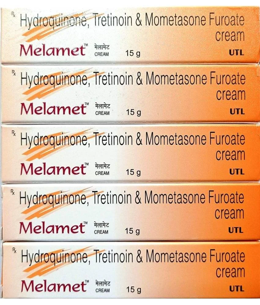 Melamet Face Cream 15gm Pack of 5 |Effective Treatment for Melasma|Pigmentation, and Dark Spots image 1