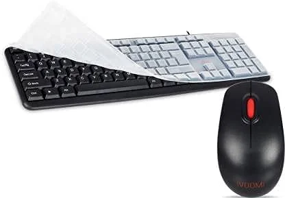 iVOOMi Wireless Keyboard Mouse Combo with Keyboard Protector IV-KBM09 image 1