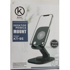 Koat Desktop Phone Mount KT-95 – Adjustable Universal Phone Stand for Desk Use image 1