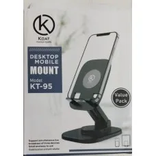 Koat Desktop Phone Mount KT-95 – Adjustable Universal Phone Stand for Desk Use thumbnail 0