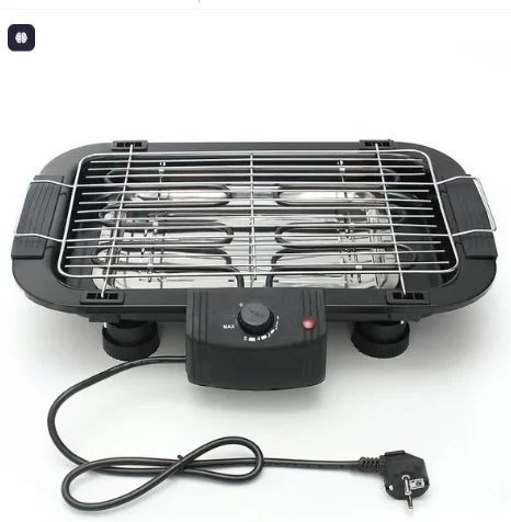 Smokeless Electric Indoor Barbecue Grill – Non-Stick, Adjustable Temperature, Perfect for Indoor Grilling & BBQ Parties image 3