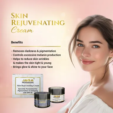 Jaga Professional Skin Rejuvenating Cream – Anti-Aging & Moisturizing Cream for Glowing, Firm, and Youthful Skin thumbnail 3