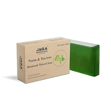 JAGA PROFESSIONAL Neem & Tea Tree Handmade Ayurvedic Soap thumbnail 0