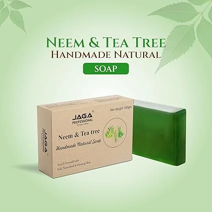 JAGA PROFESSIONAL Neem & Tea Tree Handmade Ayurvedic Soap image 2
