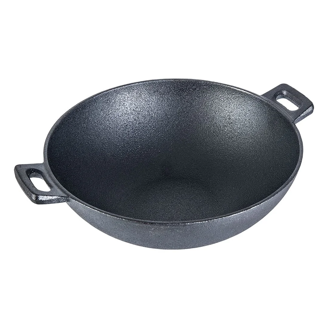 Wonderchef Forza 24 cm Cast-Iron Kadhai,1.9L, 3.8mm image 1