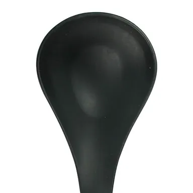 Non-Stick Silicone Ladle 1 Pc Black BPA-Free Food-Grade Heat Resistant Kitchen Serving Spoon for Non-Stick Cookware Curries Gravies Soups Ergonomic Handle Indian Cooking thumbnail 2
