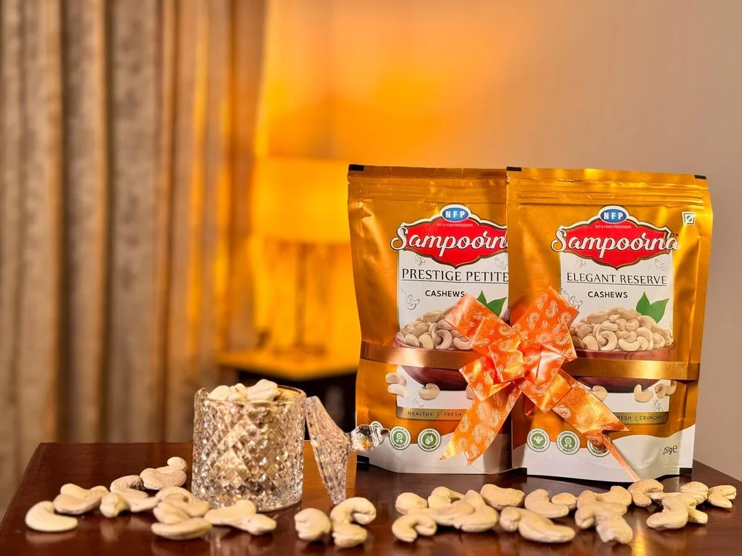Sampoorna Premium Cashew Nuts W-320 Organic Unsalted 250g Pack of 2 | Gluten-Free Healthy Snack, Dry Fruits for Gifting, Daily Use, High-Quality Indian Kaju image 3