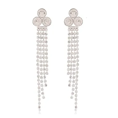 Traditional Silver Oxidised Chandbali Jhumka Earrings thumbnail 3