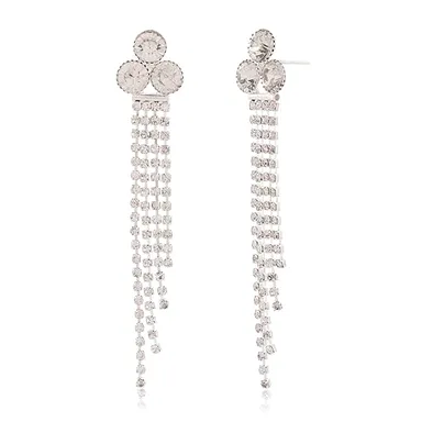 Traditional Silver Oxidised Chandbali Jhumka Earrings thumbnail 2