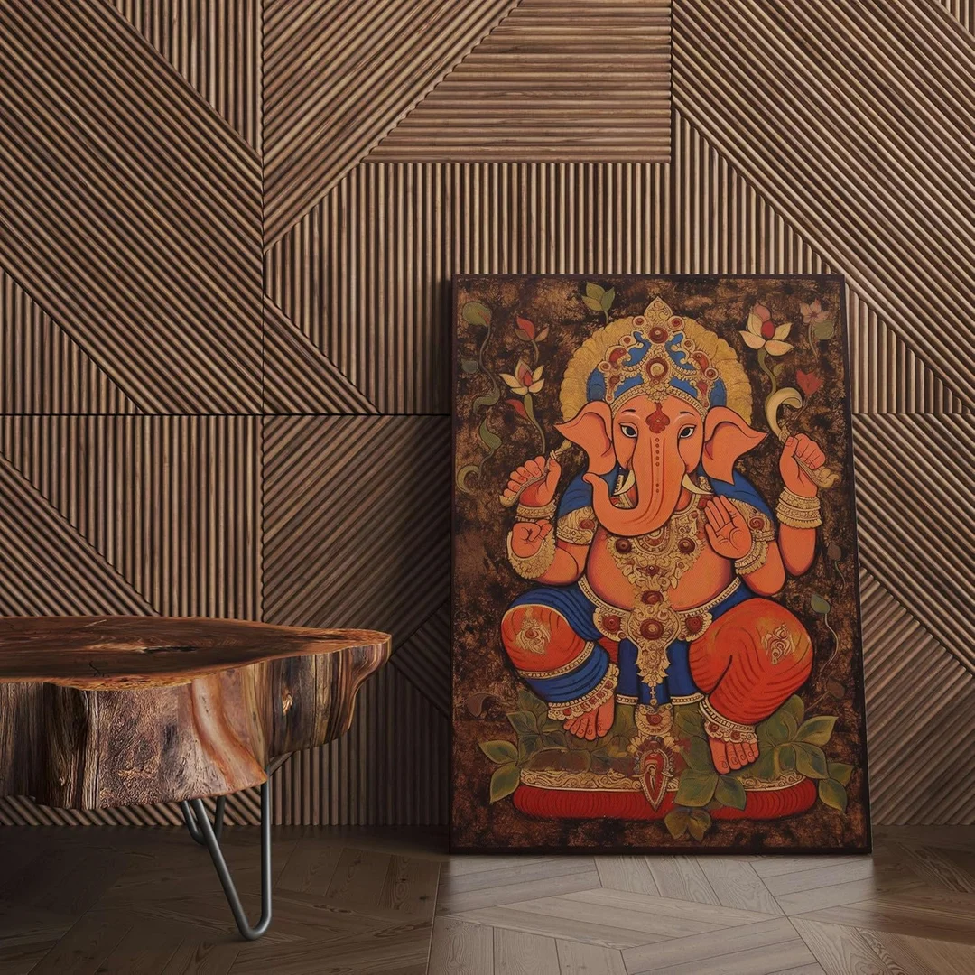 Ganesha Wall Painting for Wall Decoration image 3