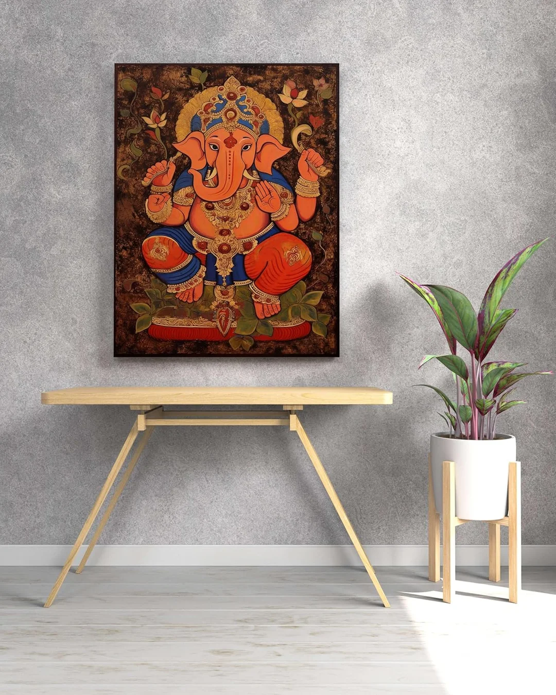 Ganesha Wall Painting for Wall Decoration image 6