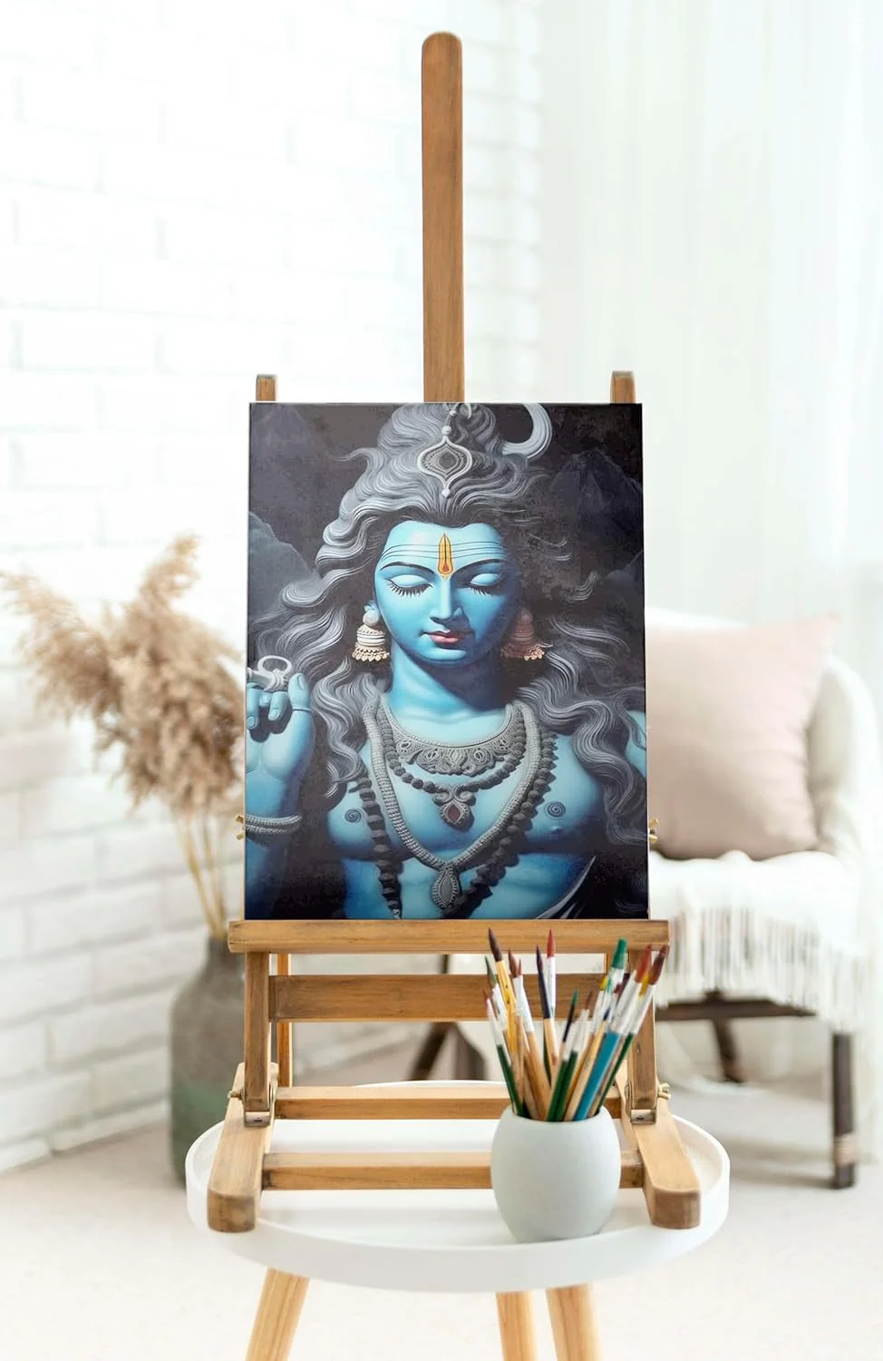 Shiva Wall Painting for Wall Decoration Canvas Art for Home, Living Room, Bedroom & Office image 3
