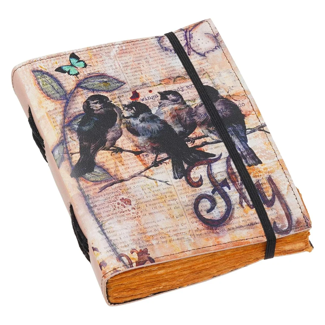 Premium Handmade Vintage Leather Diary Journal | Rustic Full‑Grain Leather Writing Notebook with Handmade Pages for Travel| Notes, Sketching & Gifts image 5