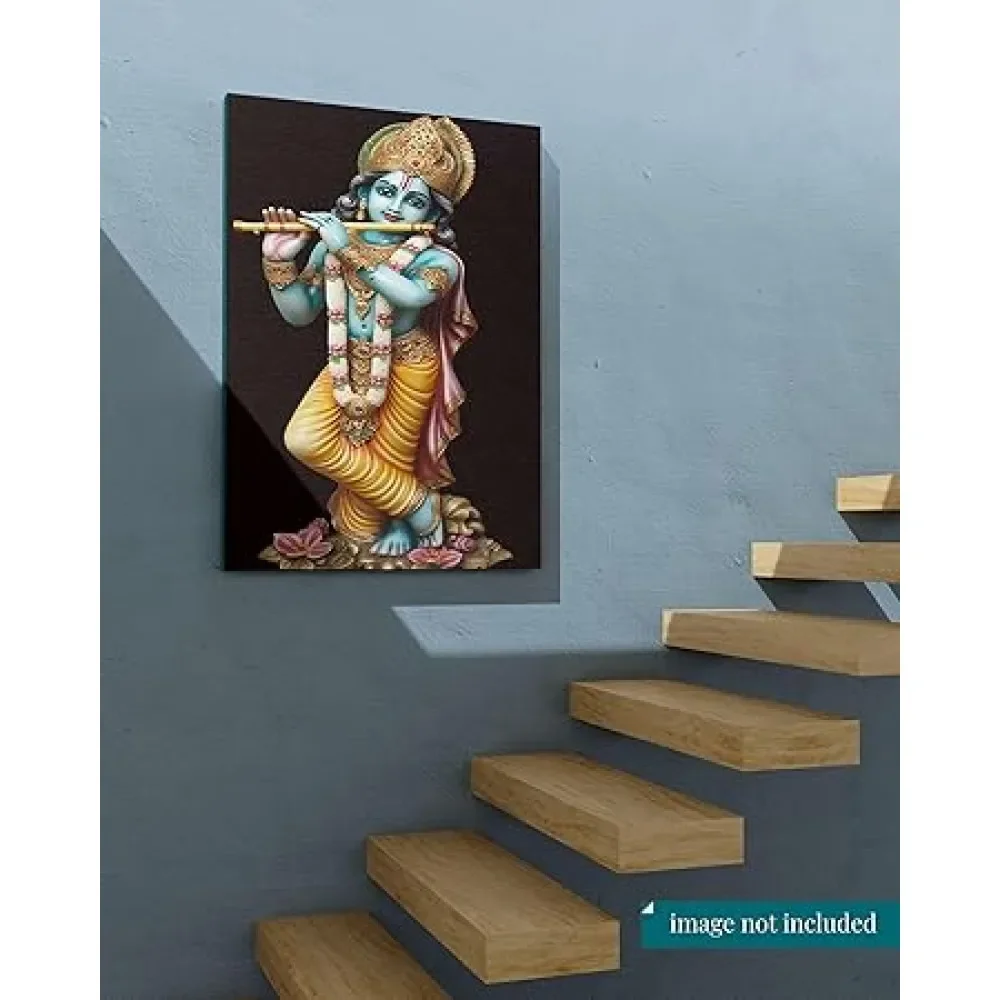 ASHAPURA GROUPS Radha Krishna Divine Wall Painting Traditional Home Decor Spiritual Artwork for Living Room Bedroom Handmade Religious Canvas Mural Decorative Poster” image 1
