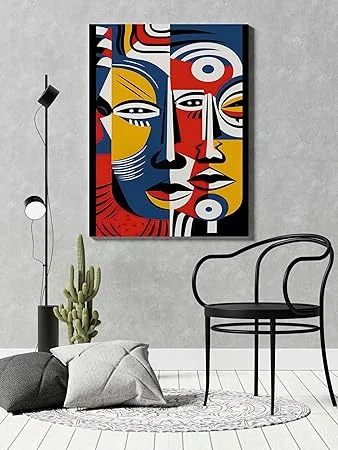 ASHAPURA GROUPS Modern Abstract Canvas Wall Painting for Living Room Bedroom Office Home Decor Contemporary Artistic Wall Art image 1