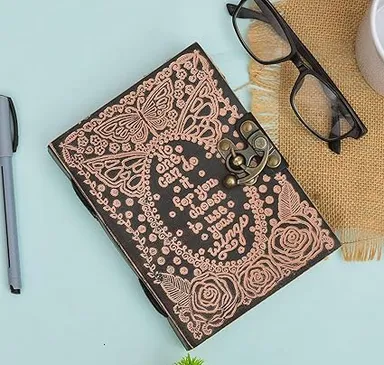 Leather Diary Journal for Men & Women| Premium Refillable Notebook for Travel, Office, Personal Writing, Sketching |Gift thumbnail 0