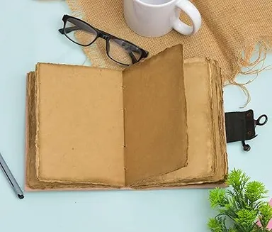 Leather Diary Journal for Men & Women| Premium Refillable Notebook for Travel, Office, Personal Writing, Sketching |Gift thumbnail 1