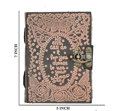 Leather Diary Journal for Men & Women| Premium Refillable Notebook for Travel, Office, Personal Writing, Sketching |Gift thumbnail 2