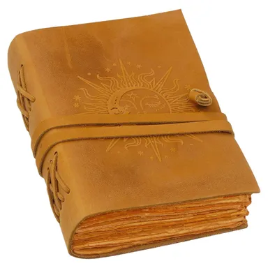 Vintage Handmade Genuine Leather Journal Premium Antique String Closure thumbnail 3