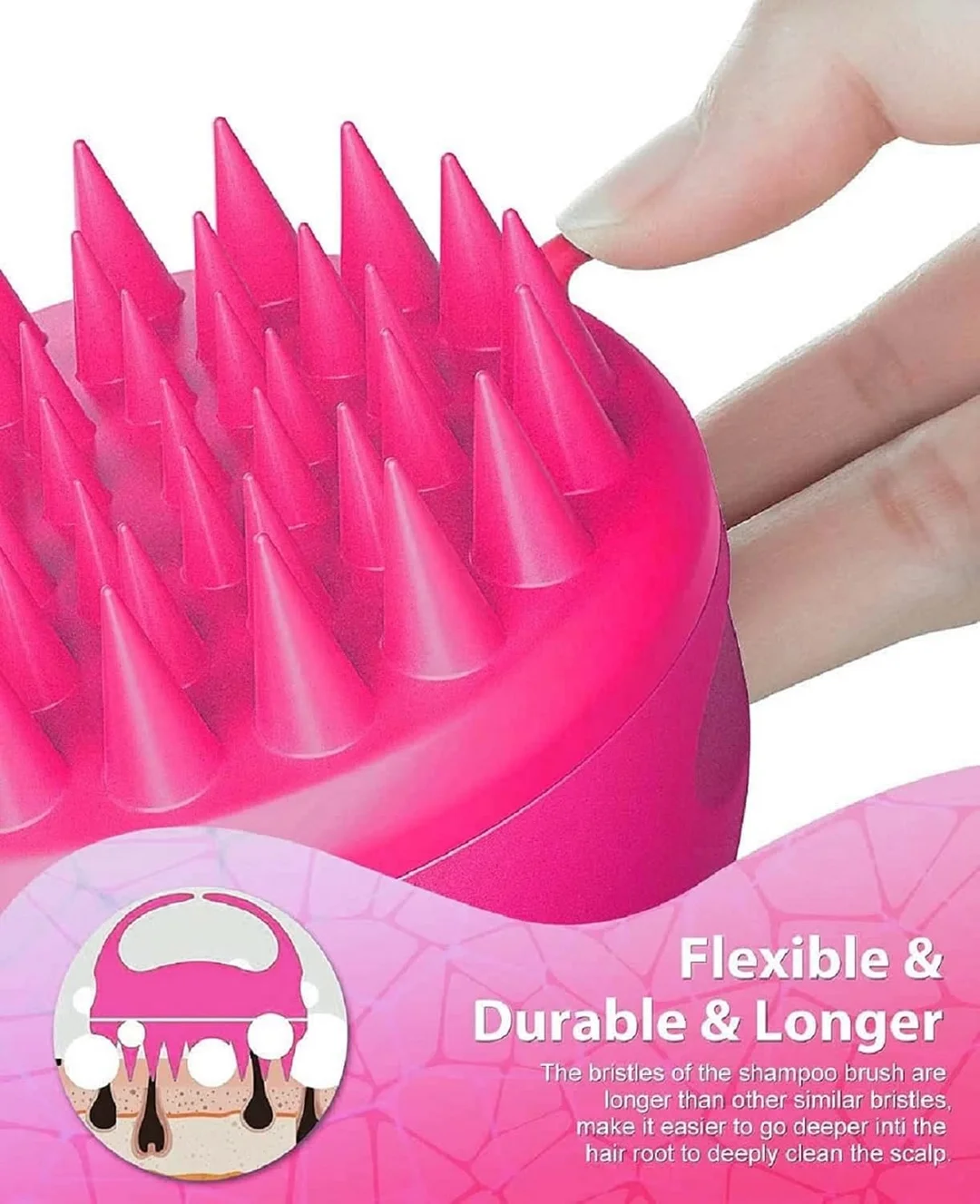 Scalp & Head Massager Comb |1 Pc for Relaxation & Hair Health image 2