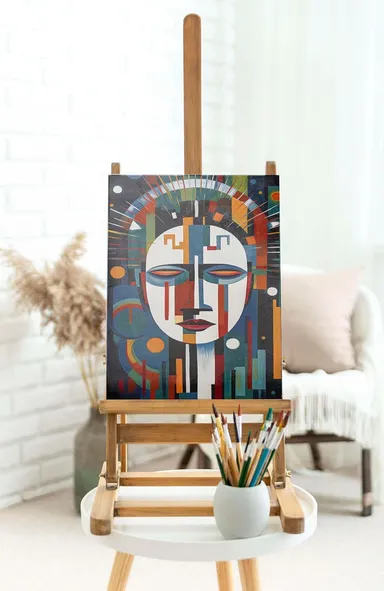 ASHAPURA GROUPS Modern Art Canvas Wall Painting for Home Decor 22x34 inch thumbnail 1