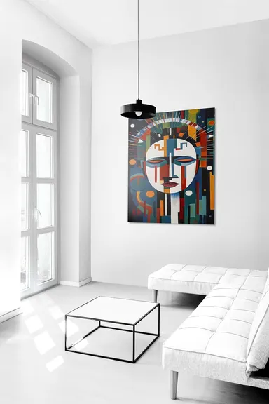 ASHAPURA GROUPS Modern Art Canvas Wall Painting for Home Decor 22x34 inch thumbnail 3