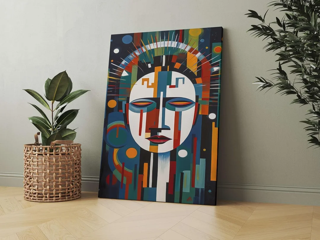 ASHAPURA GROUPS Modern Art Canvas Wall Painting for Home Decor 22x34 inch image 7