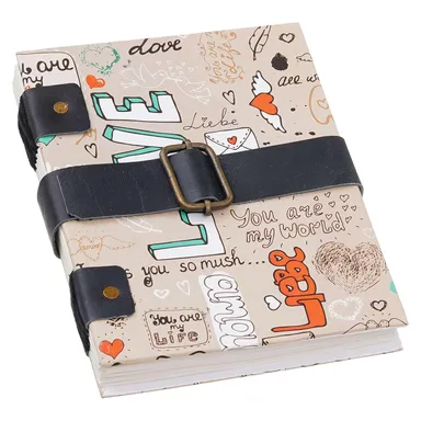 ASHAPURA GROUPS Handmade Printed Cardboard Journal Diary with Buckle Lock 200 Pages thumbnail 3