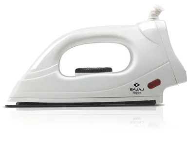 Bajaj DX 4 Dry Iron 1000W Non-Stick Soleplate Lightweight White | Compact Design | Ideal for Daily Use & Travel | Cool Touch Handle thumbnail 1