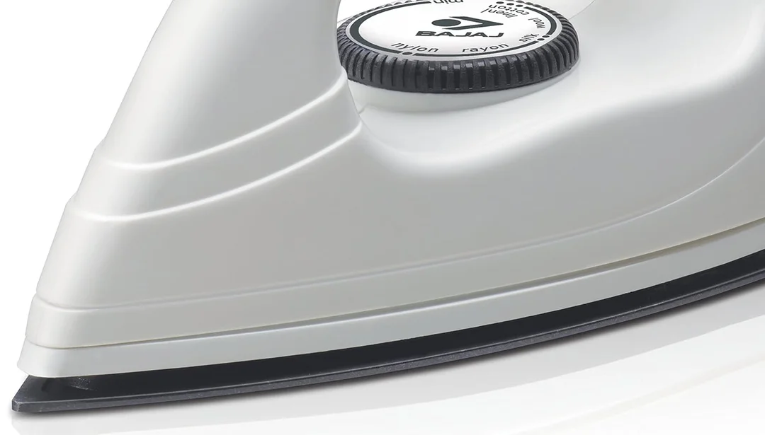 Bajaj DX 4 Dry Iron 1000W Non-Stick Soleplate Lightweight White | Compact Design | Ideal for Daily Use & Travel | Cool Touch Handle image 4