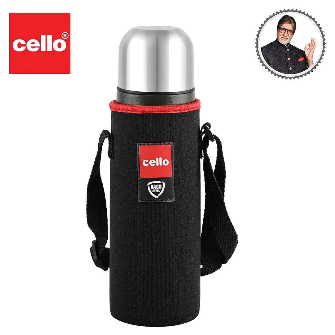 Cello Duro Tuff 750ml Green Stainless Steel Vacuum‑Insulated Water Bottle – Leak‑Proof, Eco‑Friendly & Durable Thermal Bottle image 7