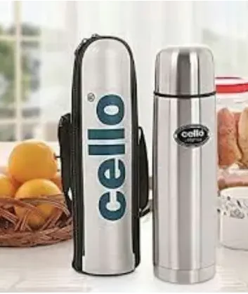Cello Flipstyle Thermo Steel Flask 500ml – Vacuum Insulated, Leak-Proof image 2