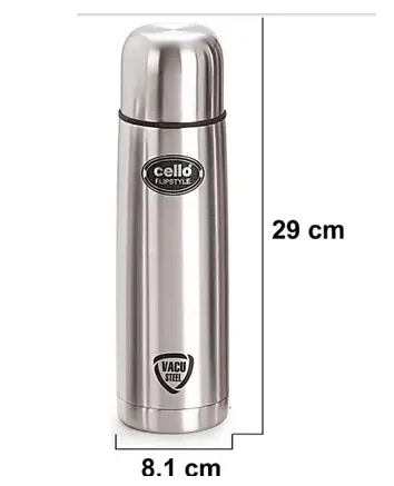 Cello Flipstyle Thermo Steel Flask 500ml – Vacuum Insulated, Leak-Proof image 4