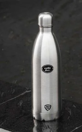 Cello 350 ml Steel Flask | Thermosteel Hot & Cold Flask for Travel Office Kids | Copper Coated Insulated Bottle Leak Proof image 2