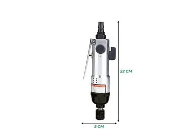 1/4 Inch Pneumatic Air Screwdriver AT-W1 Reversible Straight Hand Industrial Tool thumbnail 1