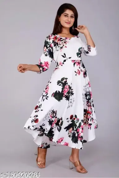 Elegant Women's Designer Gown for Party Wear & Bridal Occasions | Floor Length Evening, Reception & Special Event Gown Dress thumbnail 0