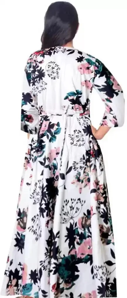 Elegant Designer Flared Gown with Dupatta for Women | Long Ethnic Party Wear Gown for Weddings, Receptions & Festive Occasions image 2