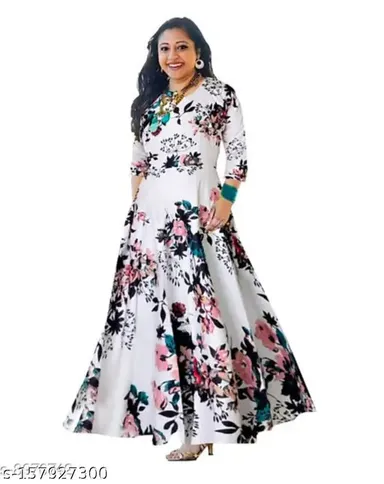 Elegant Evening Gown for Women | Floor-Length Formal Party Dress, Designer Cocktail & Wedding Gown, Plus Size Special Occasion Dress thumbnail 0