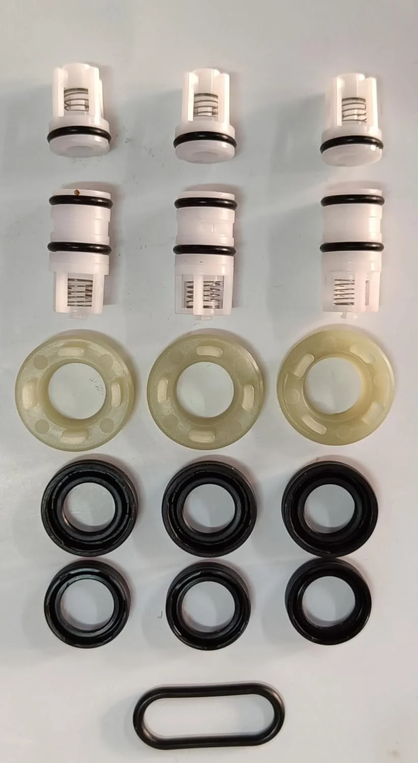 UNIESHINE High Pressure Car Washer Repair Kit | Includes Oil Seals | O Rings | Filter Set & Plastic Ring Gaocheng image 2