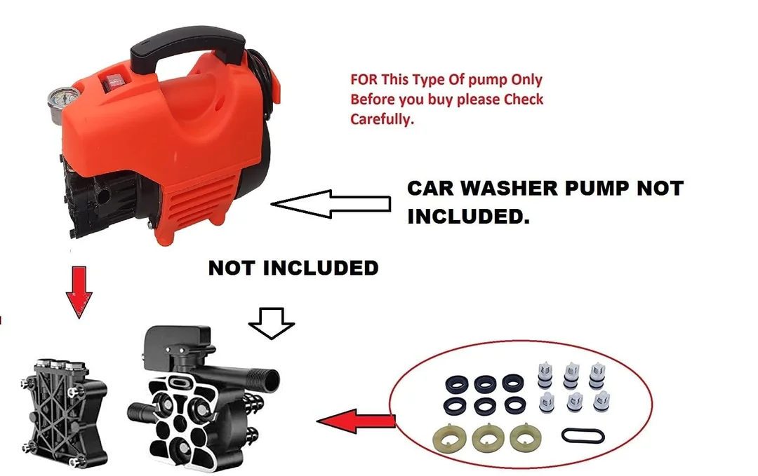 UNIESHINE High Pressure Car Washer Repair Kit | Includes Oil Seals | O Rings | Filter Set & Plastic Ring Gaocheng image 4