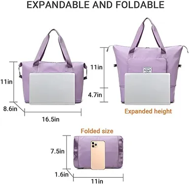 First Dream Foldable Travel Duffel Bag for Women thumbnail 1