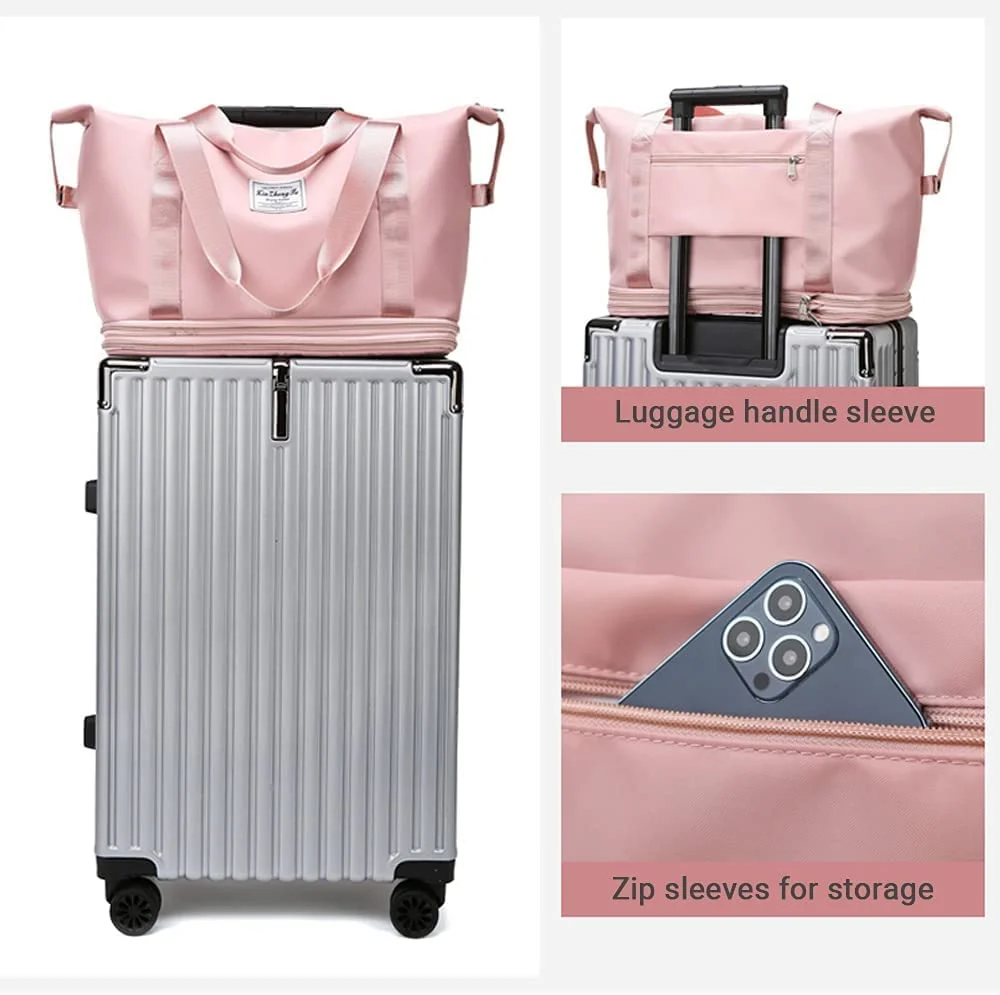 First Dream Foldable Travel Duffel Bag for Women image 3