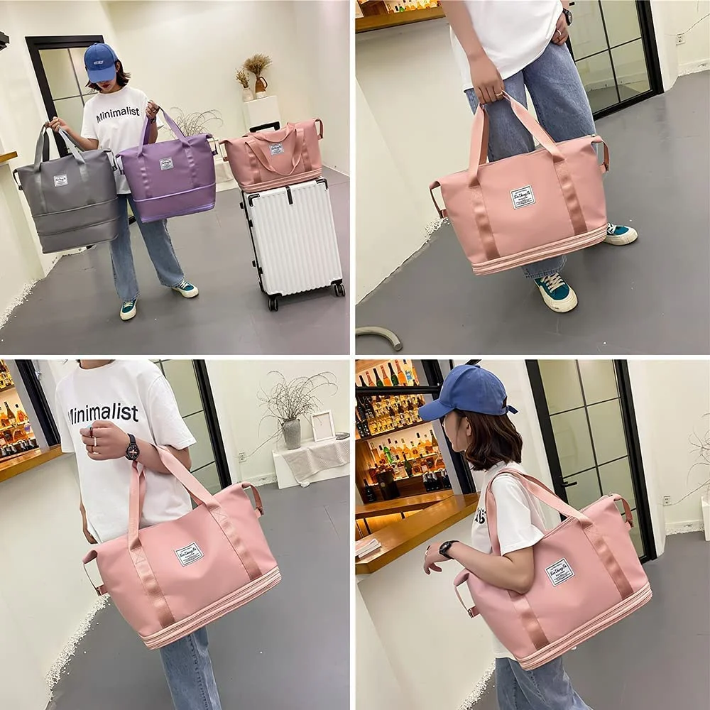First Dream Foldable Travel Duffel Bag for Women image 4