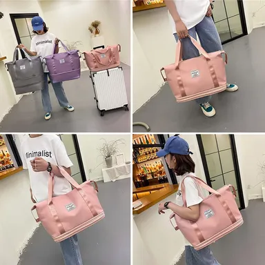 First Dream Foldable Travel Duffel Bag for Women thumbnail 3