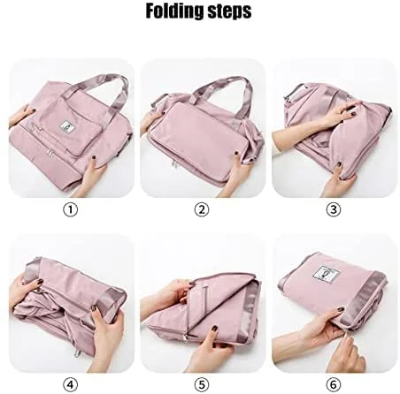 First Dream Foldable Travel Duffel Bag for Women image 5