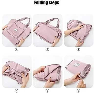 First Dream Foldable Travel Duffel Bag for Women thumbnail 4