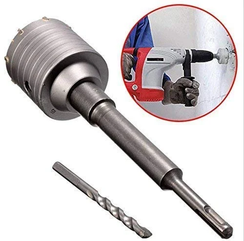 AASONS 50mm Concrete Wall Core Drill Bit Hole Saw Cutter with SDS+ Rod (300mm Length)  image 2