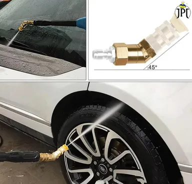 JPT 45° Adjustable Pivot Coupler with 360° Rotating Nozzle Head, M14 Thread, High-Pressure Washer  thumbnail 2