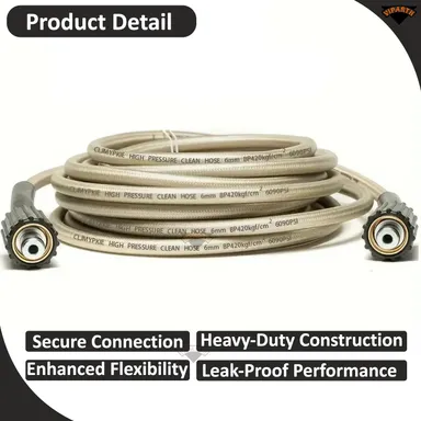 VIPARTH Heavy-Duty Pressure Washer Hose Pipe | 8 Meter | 2500 PSI | Universal Compatibility & Free Inlet Filter thumbnail 4