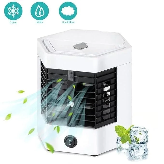 Mini Air Conditioner artic Cooler | USB Personal Cooler| 3 Time | 3 Wind Speeds| Spray Modes for Office image 1